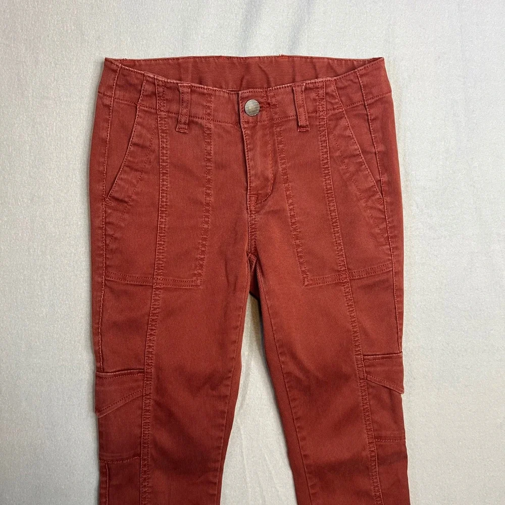 Cabi The Drifter Skinny Cargo Pants Size 2 Rust 3566 Utility Slim‎ Fit Stretch